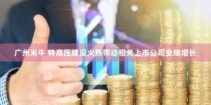 广州米牛 特高压建设火热带动相关上市公司业绩增长